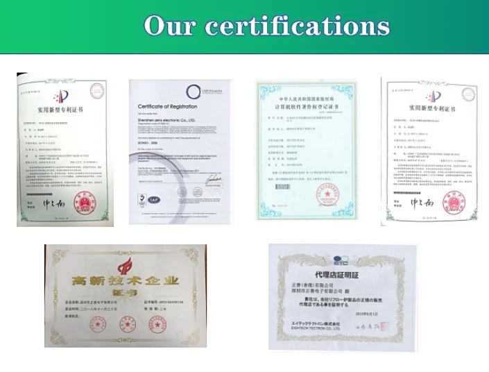 Certifications Certifications