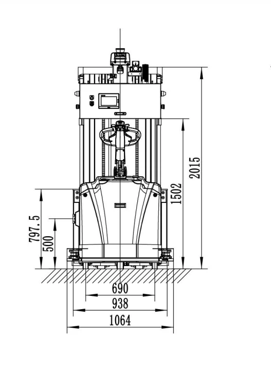 Industrial Autonomous AGV Robot Forklift 2T Load Wholesale Intelligent Agv Forklift Price