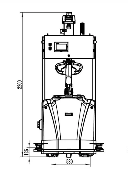 Laser Handling Autonomous Forklifts CBD20-S