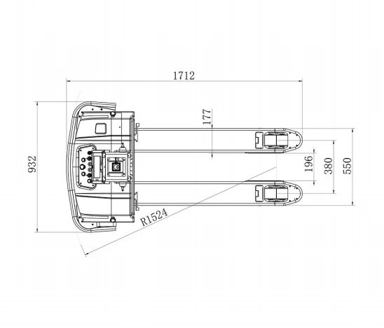 Laser SLAM Autonomous Pallet Truck CBD15