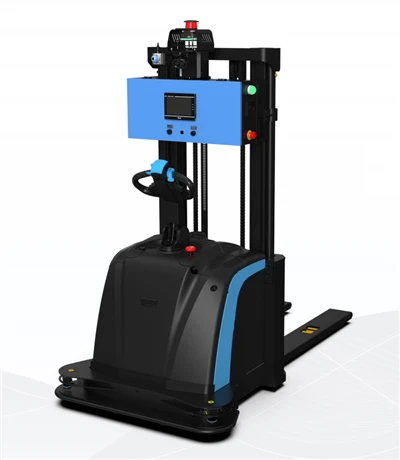 2T Load Industrial Forklift AGV With Steel Body Warehouse Automation Solution