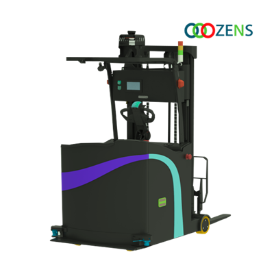 Laser SLAM Counterbalanced Autonomous Forklift CPD15-T Logistics Warehouse Plants